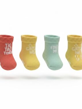 Kids Non-Slip Cozy Socks - Multi Color Set